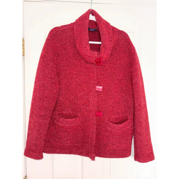 Saint James wool blend Cardi jacket  - size 3/ fits like a Large - Picture 1 of 9